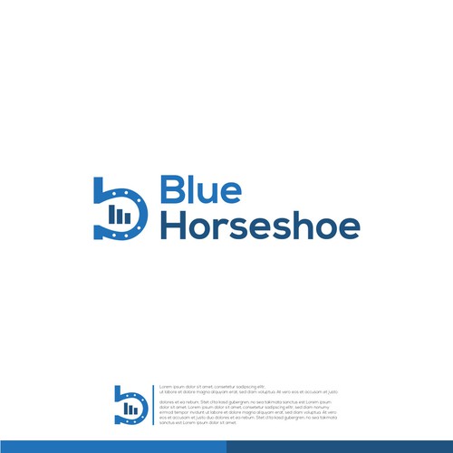 Blue Horseshoe