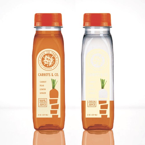 Label for carrot juice