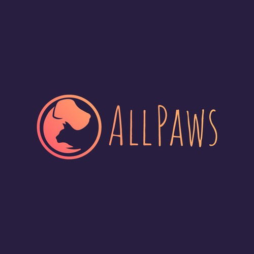All Paws veterinary clinic Logo Design 