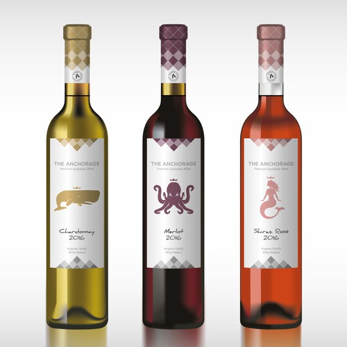 Wine label design