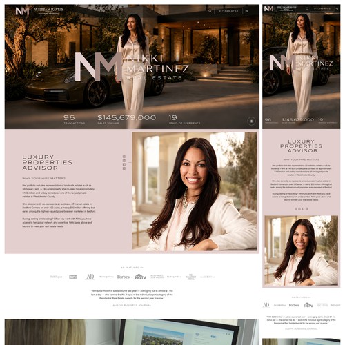 Luxury Real Estate Website For the Future