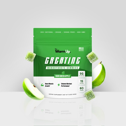 Creatine Monohydrate Gummy Design