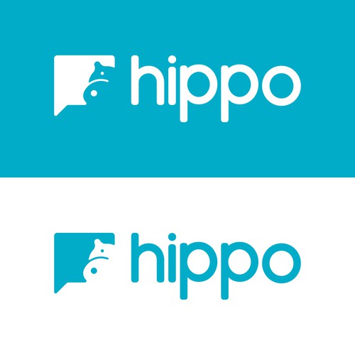 Creative Hippo Chat Logo