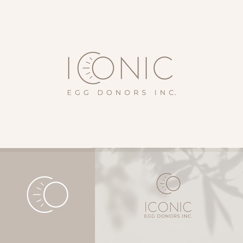 Minimal logo concept for egg donor agency
