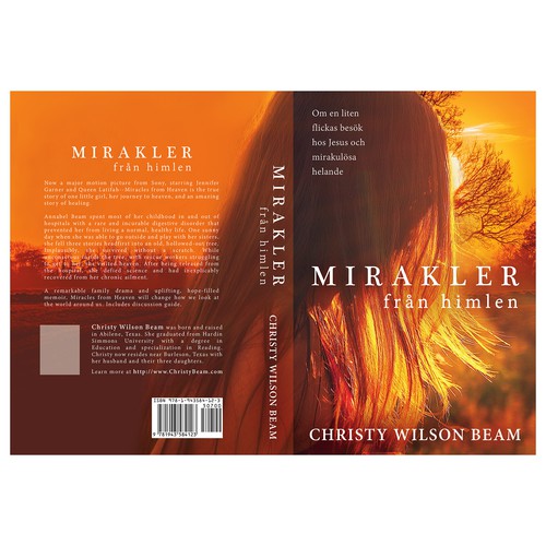 Book cover for "Mirakler från himlen" (Miracles from heaven)