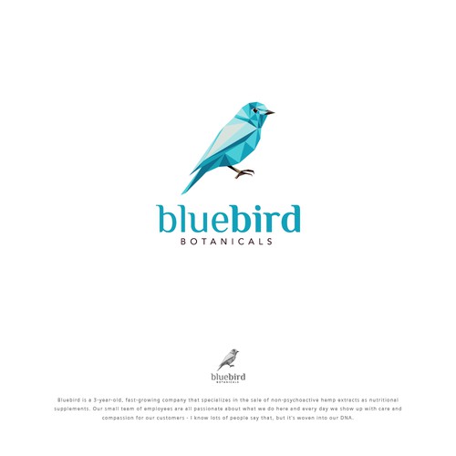 Logo for a natural, hemp-centered nutritional supplement company