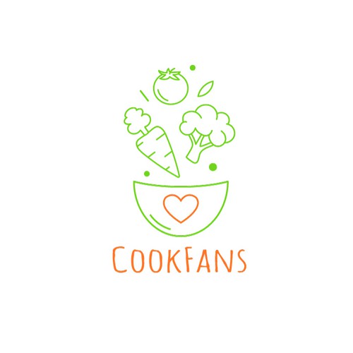 Logo concept for a YouTube Cooking channel