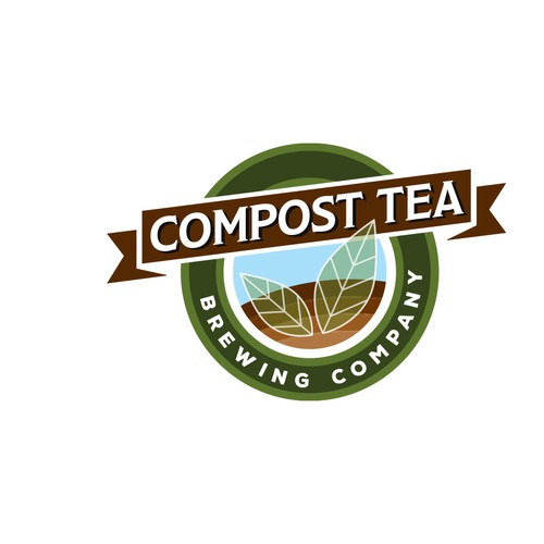 Logo for a tea company