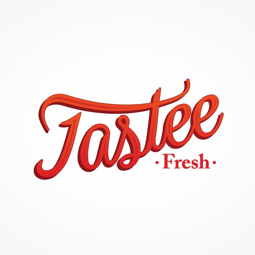 Create a beautiful logo for TASTEE FRESH
