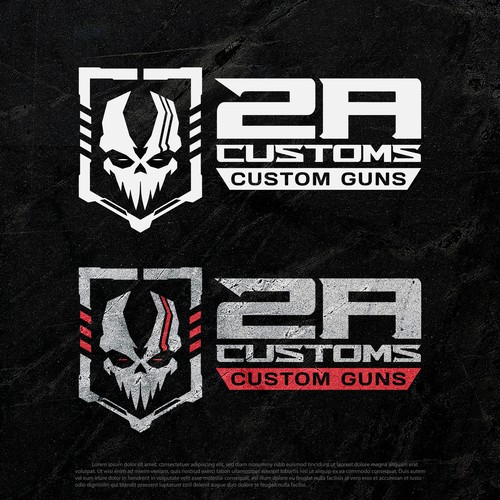 Logo concept for 2A Customs.