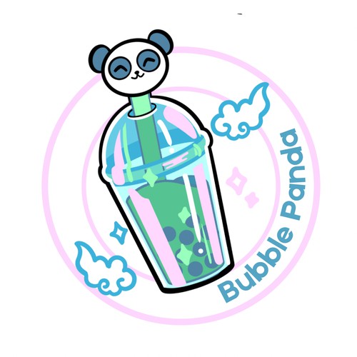 T-Shirt design for a Bubble Tea shop