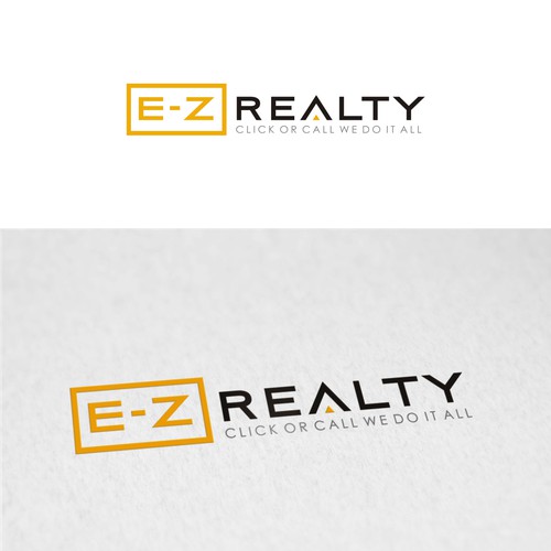 Create a great logo for E-Z Realty, for a "we buy houses" signs and website
