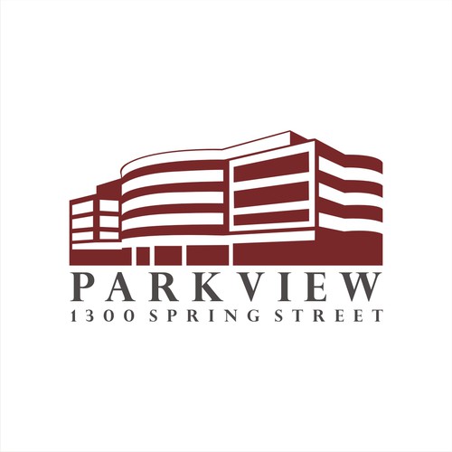 Create a modern logo for a Sleek Office Building