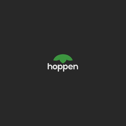 clean logo for hoppen