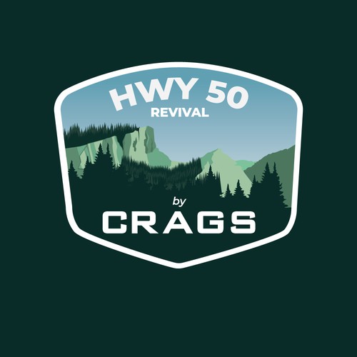 Badge Logo for HWY 50 Revival