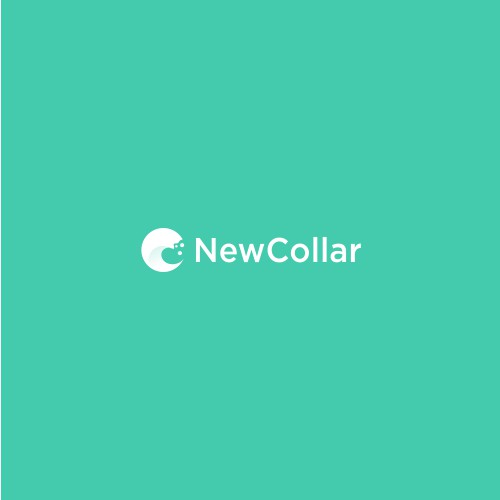 NewCollar -> logo for new tech startup/mobile app to help people find careers without 4-year degrees