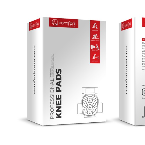 Knee pads packaging