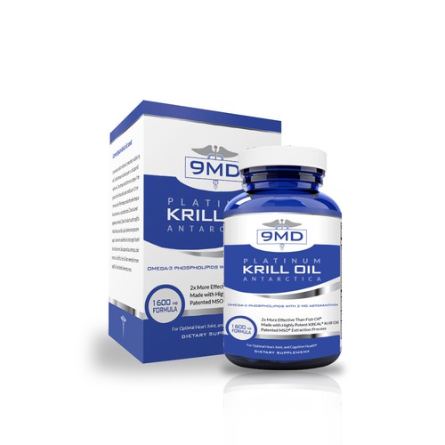 Unique Label Design for Krill Oil