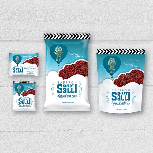 Packaging design for indian snack