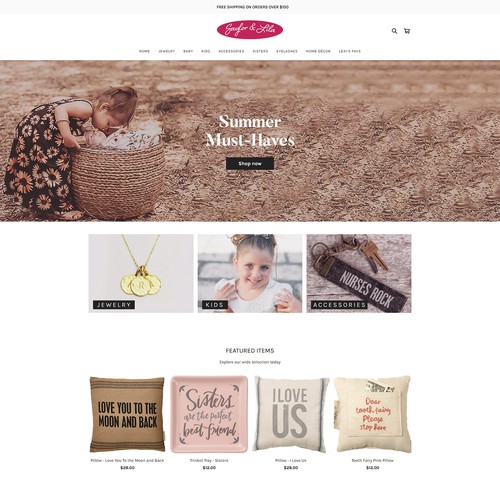 Saylor and Lila website