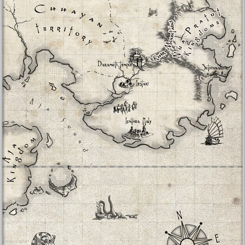 Map for a fantasy novel