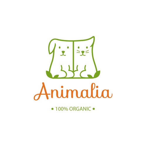 Logo design for dog and cat products.