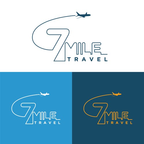 Logo concept for 7 Mile Travel