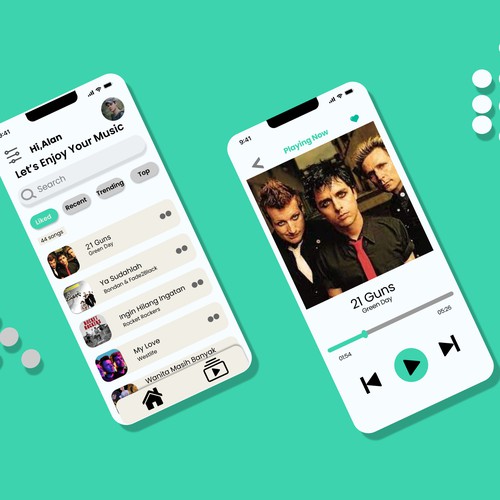 Music App Design