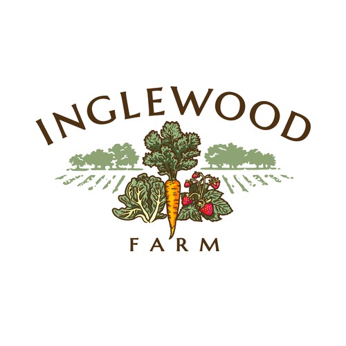 The final logo design for Inglewood Farm