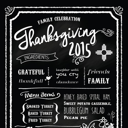 Thanksgiving 2015 poster
