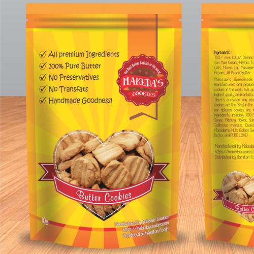 Packaging Design for Cookies Products