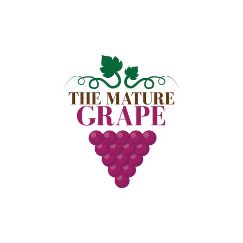 Logo Concept The Mature Grape