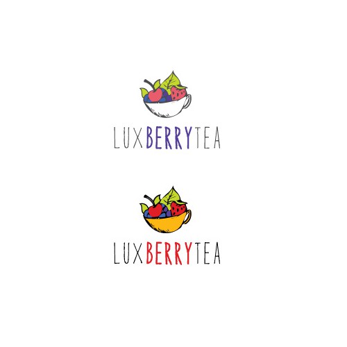 Create the next logo for LuxBerry Tea