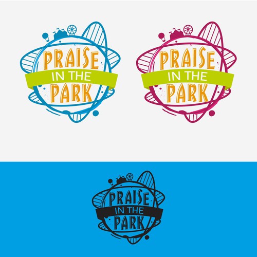 Awesome and fun logo design for theme park event