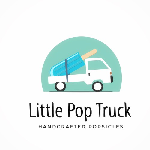 Logo for a popsicle truck business 