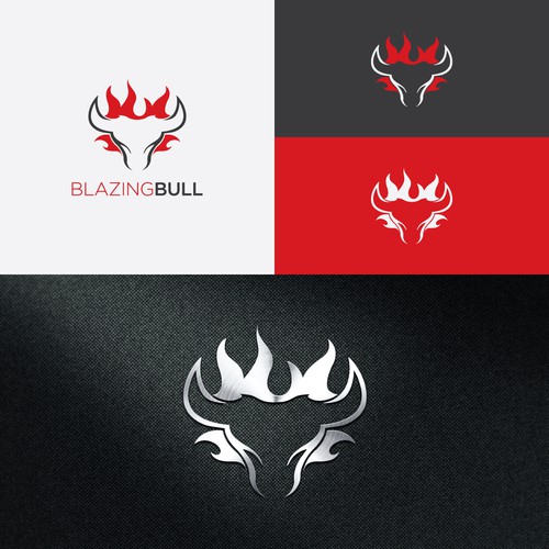 Blazing Bull Logo - Innovative Premium Grill Manufacturer - Modern. Masculine.