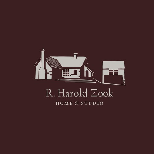 Logo for a museum of a famous architect