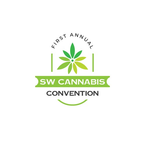 Minimal logo for SW Cannabis Convention