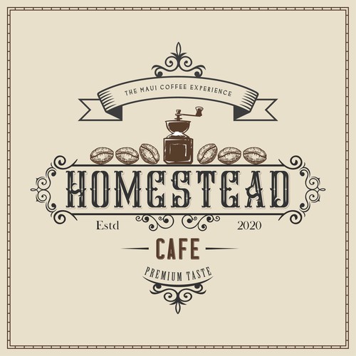 Vintage coffeeshop logo