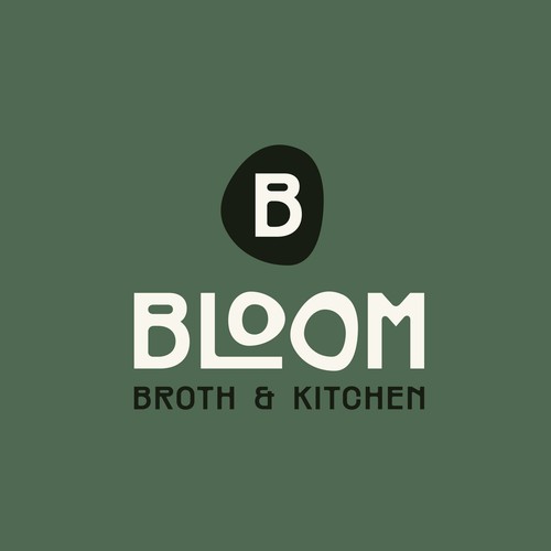 Logo for a broth-focused health restaurant