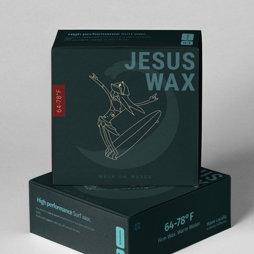 Jesus wax -packaging