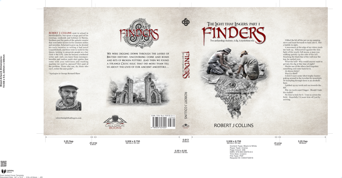 Changes to Cover of Finders (First Book)