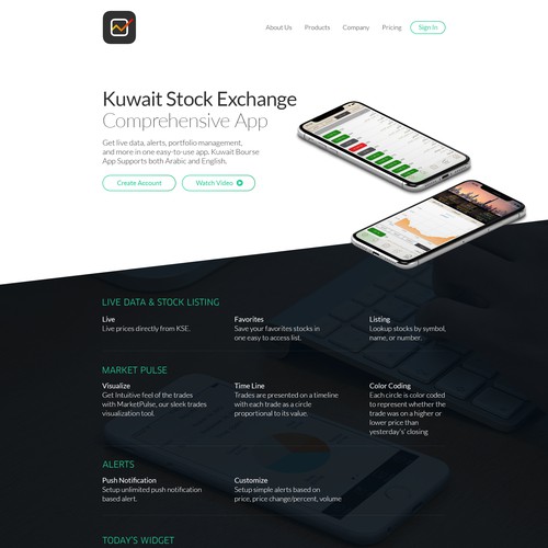 Stock Market Website Redesign