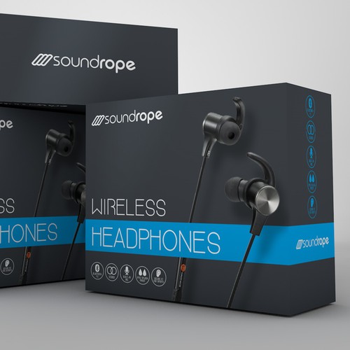 Minimalist package design for Soundrope