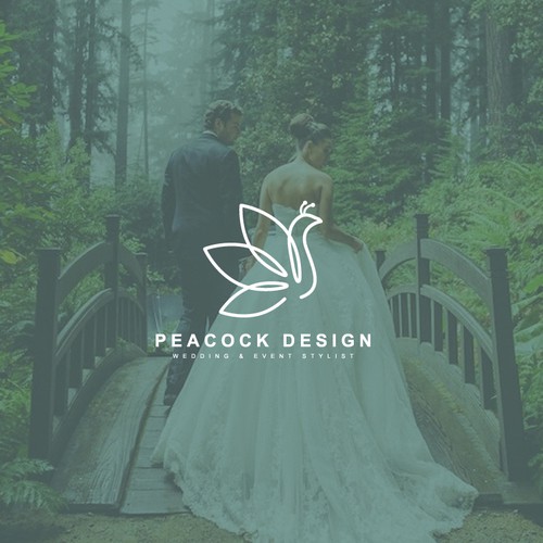 Logo for Peacock Design Wedding & Event Stylist