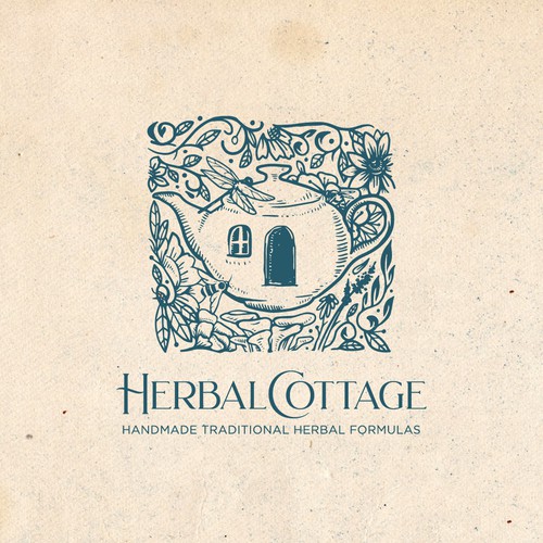 Herbal cottage logo