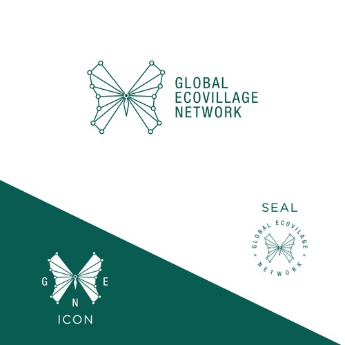  Ecovillage Network logo to connect sustainable communities around the world!