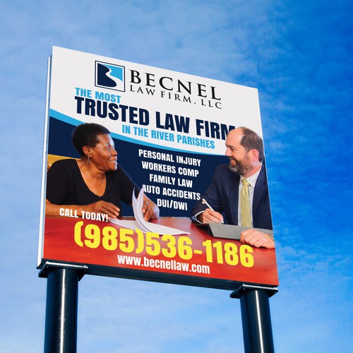 Law Firm Billboard- Rebranding Campaign