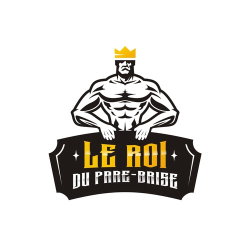  Un logo pour " Le Roi du Pare-Brise " va falloir être musclé !!!