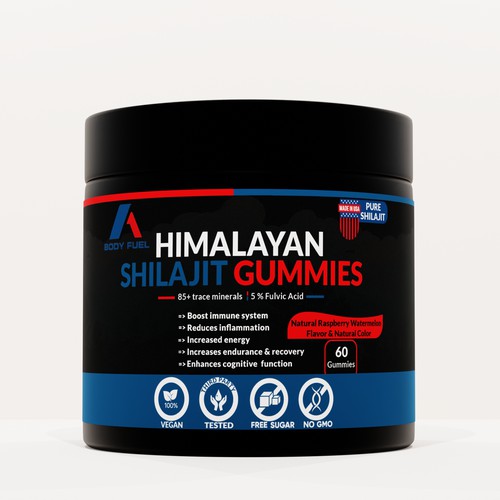the 3D packaging and label design 